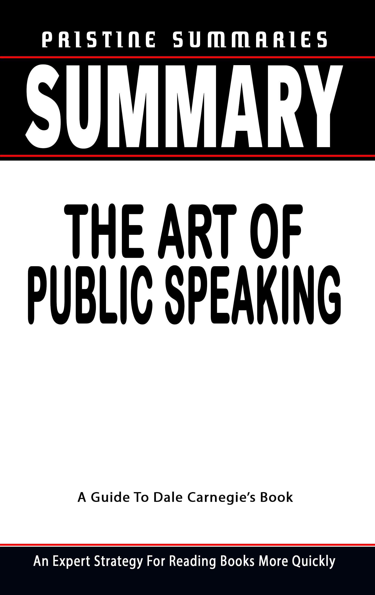 SUMMARY OF THE ART OF PUBLIC SPEAKING: By Dale Carnegie - An Expert ...