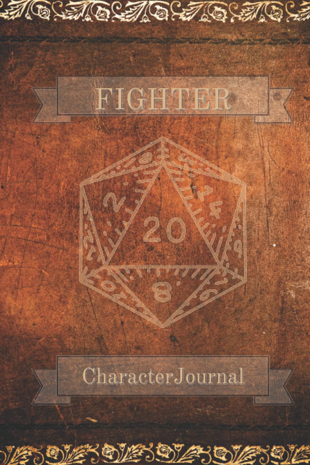 Fighter Character Journal DnD, Pathfinder Rpg style fantasy character