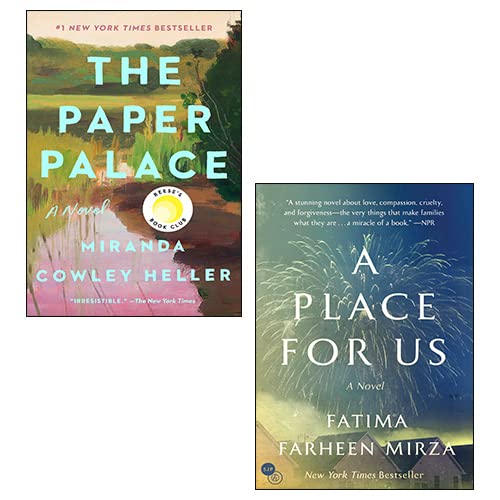 The Paper Palace By Miranda Cowley Heller, A Place for Us By Fatima Farheen Mirza 2 Books Collection Set book cover
