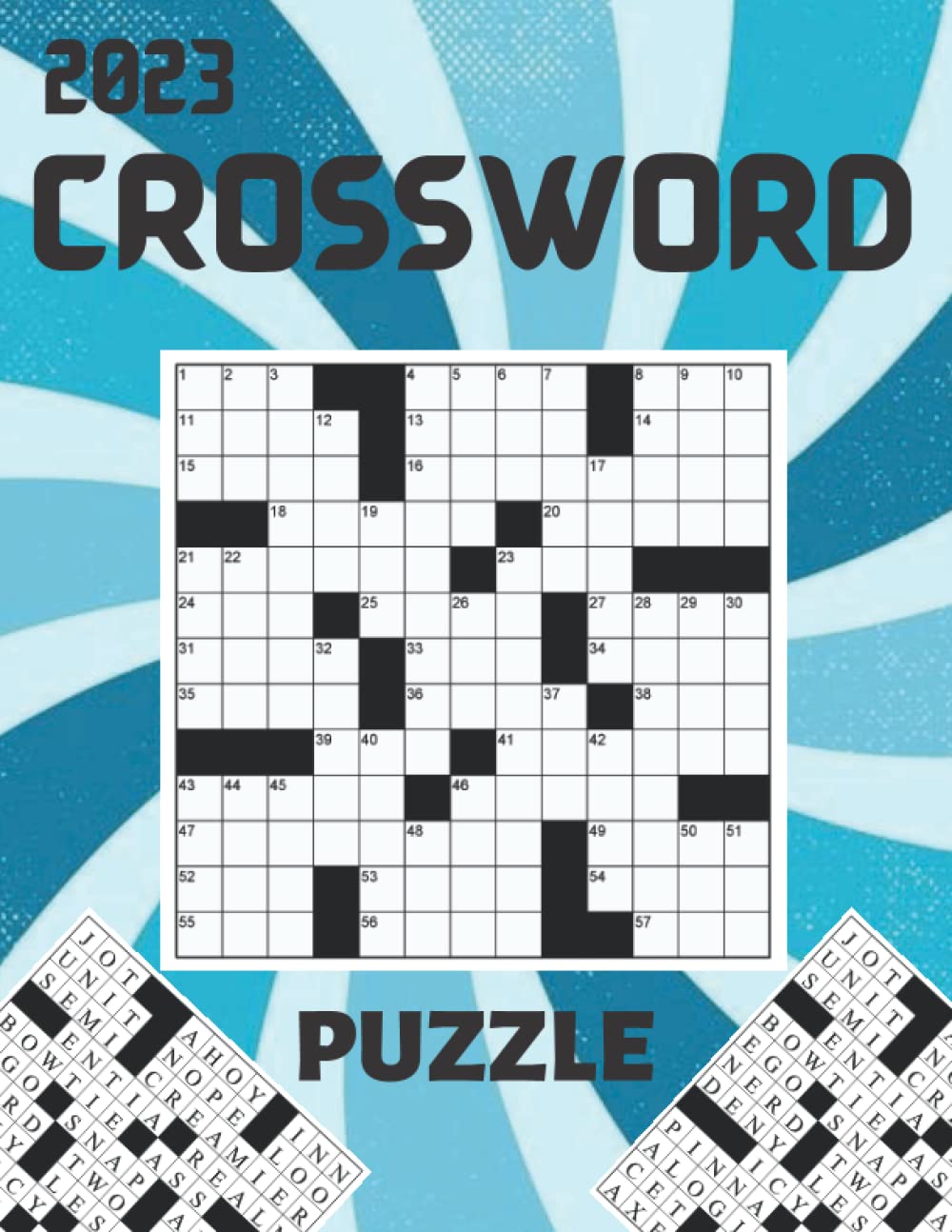 2023 Crossword Puzzle Crosswords puzzles book for adults Men And Women With Solution by Karety