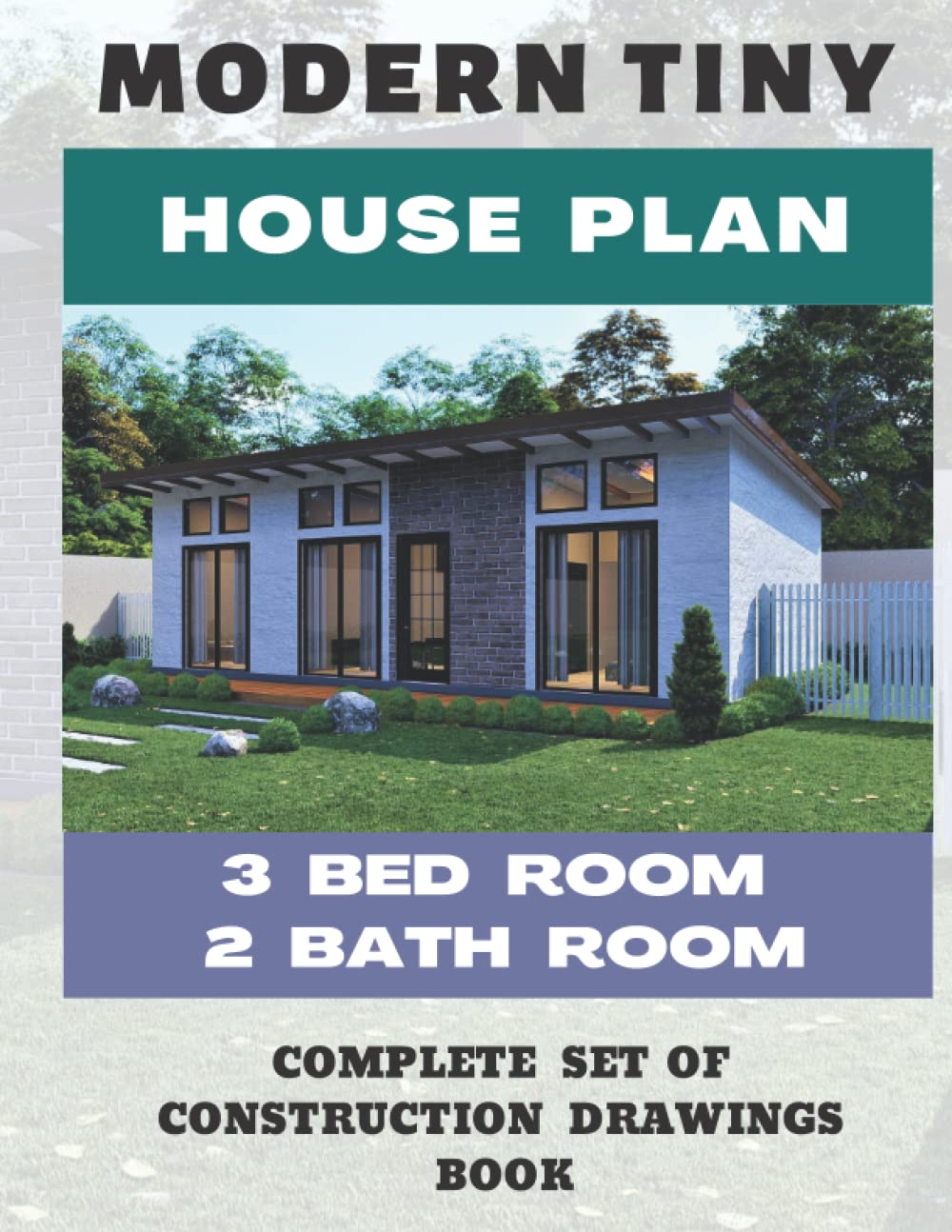 Modern Tiny House plan 3 Bedroom & 2 Bathroom with 841 Square feet Full Complete Construction