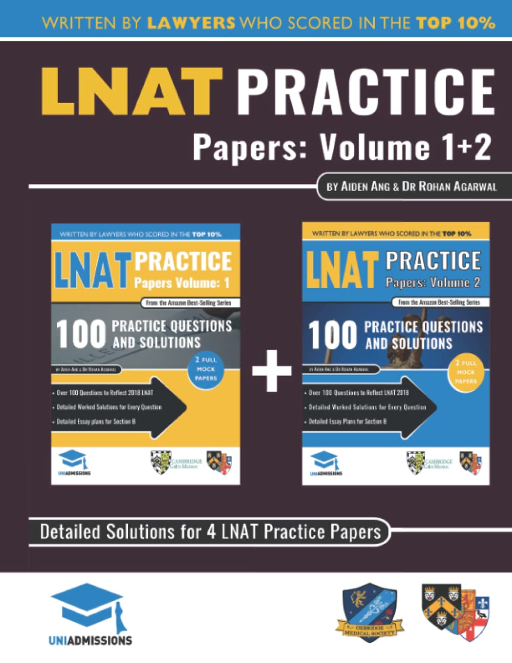 LNAT Practice Papers Volumes 1 and 2 4 Full Mock Papers, 200