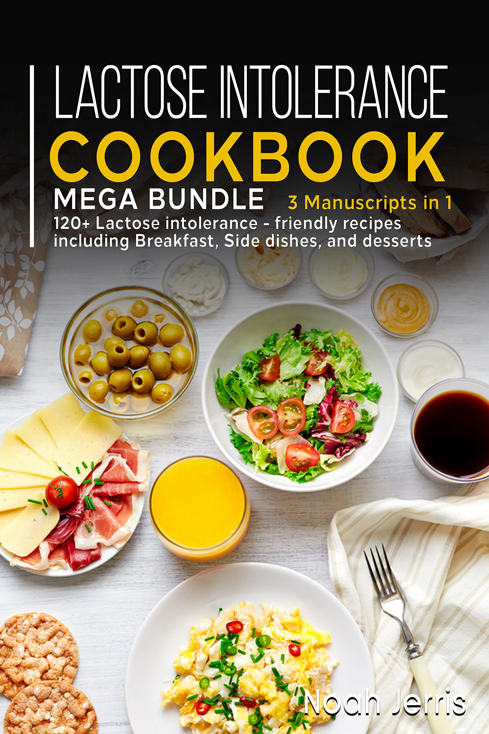 LACTOSE INTOLERANCE COOKBOOK MEGA BUNDLE 3 Manuscripts in 1 120