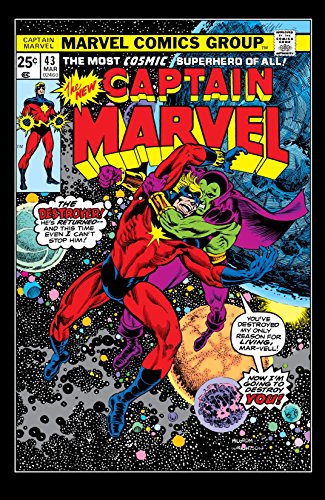 Captain Marvel #43 book cover