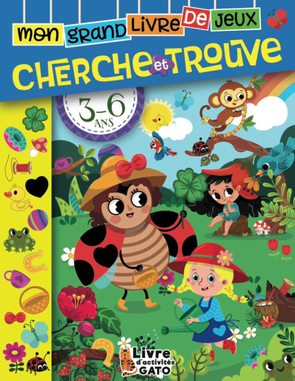 Mon Grand Livre de Jeux Cherche et Trouve 36 ans Stimulation cognitive avec des activités en
