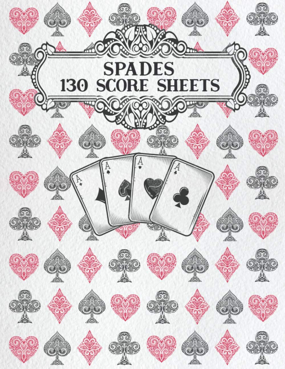 Spades Scoring Sheets Large Scorekeeping Book by Creative Spirits