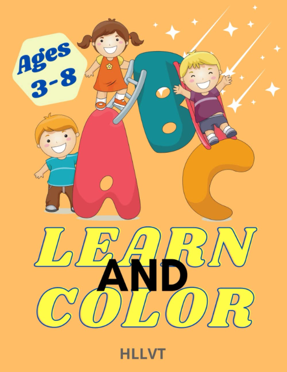 ABC Learn and Color, Alphabet learning book for kids Alphabet coloring