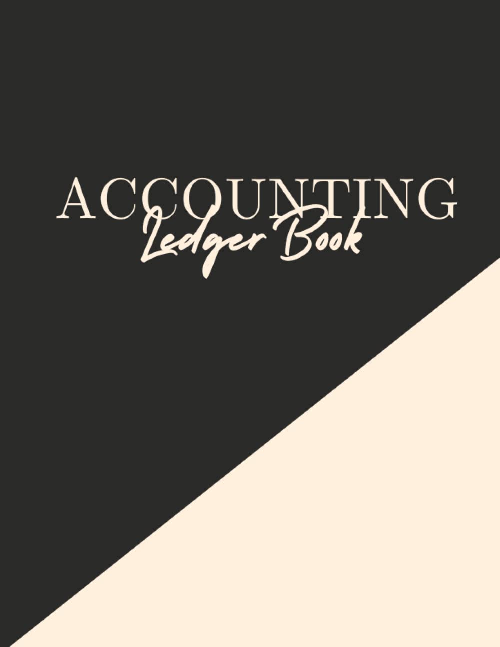 Accounting Ledger Book For Small Businesses Contrast Design Accounts