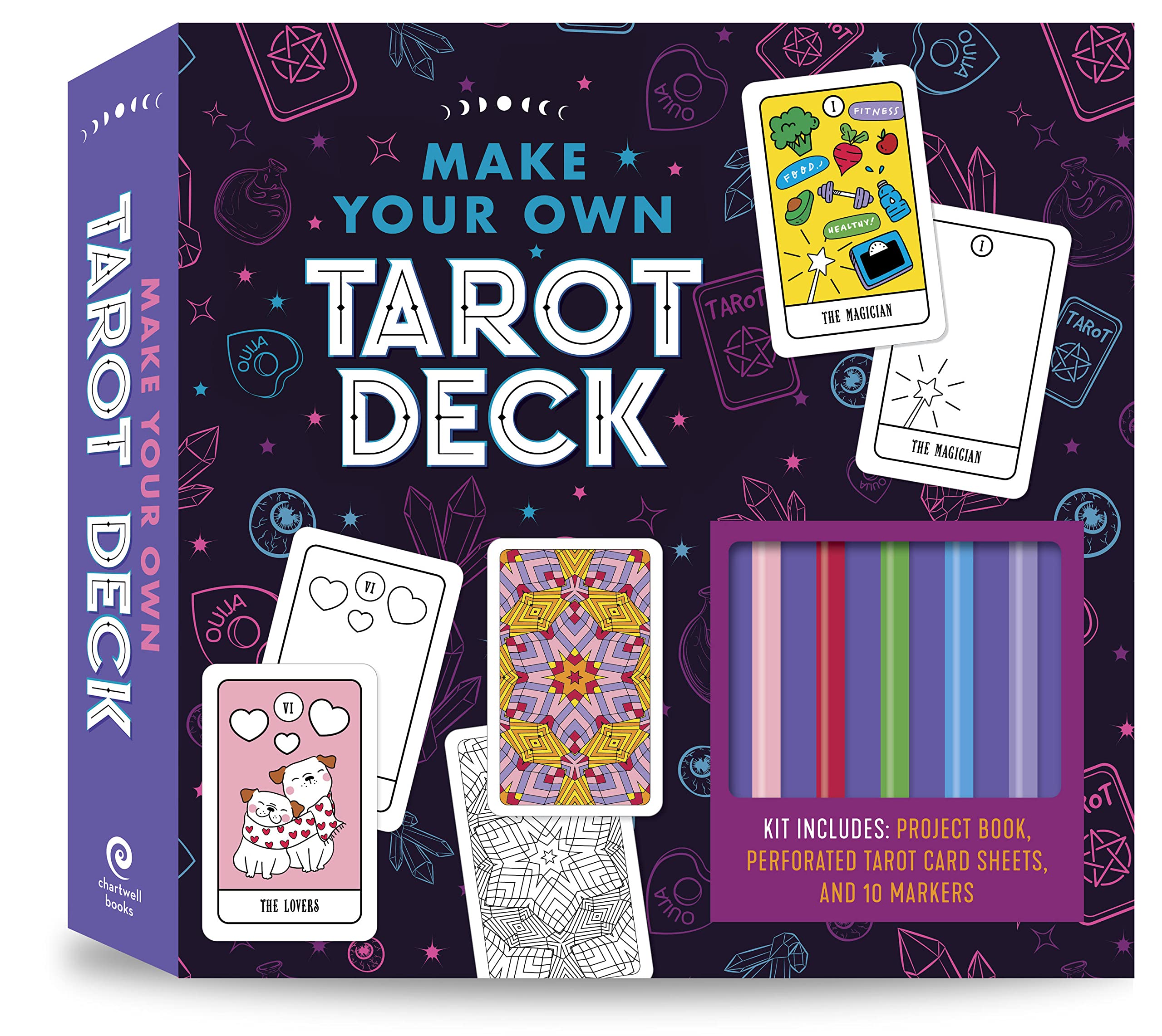 Make Your Own Tarot Deck Kit Includes Project Book, Perforated Tarot