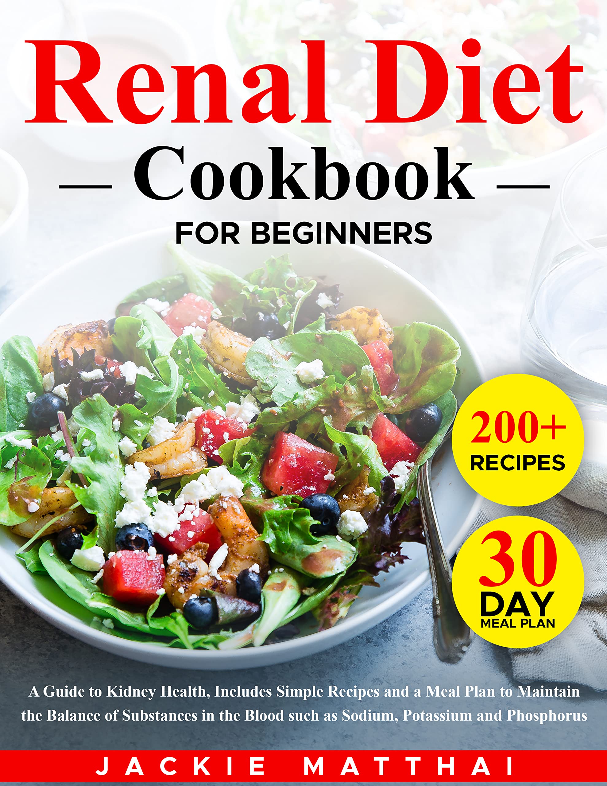 Renal Diet Cookbook for Beginners: 2800 Days of Tasty Recipes for Kidney Health, Manage the Disease with Meals Low in Sodium, Potassium and Phosphorus: 8-Weeks Easy and Smart Meal Plan Including
