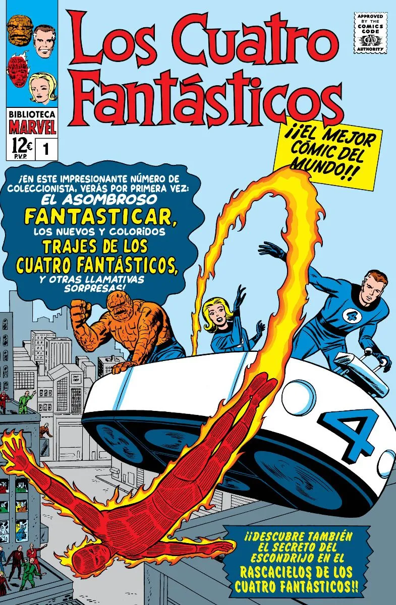 Biblioteca Marvel: Los Cuatro Fantásticos, Volumen 1: ¡¡El mejor comic del mundo!!