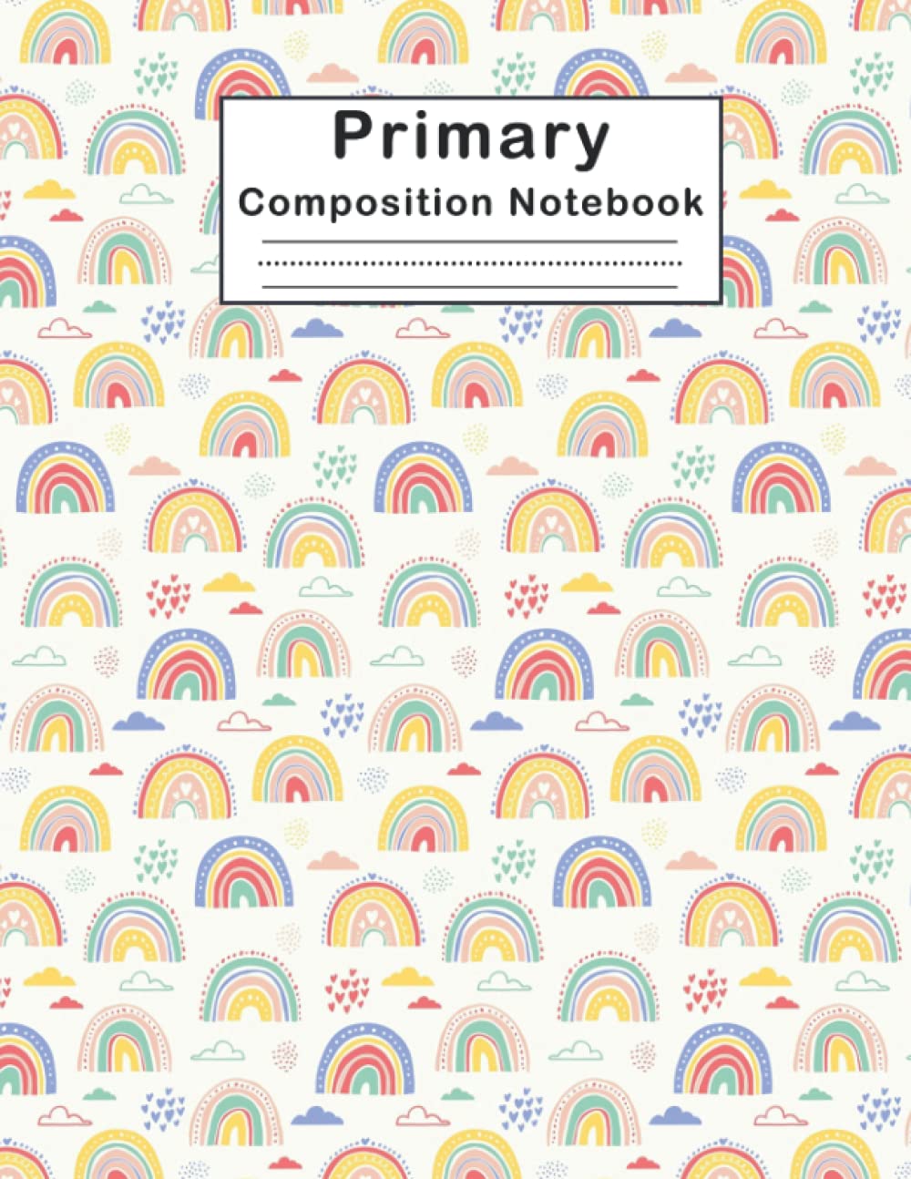 Primary Composition Notebook Cute Dotted midline book for kindergarten