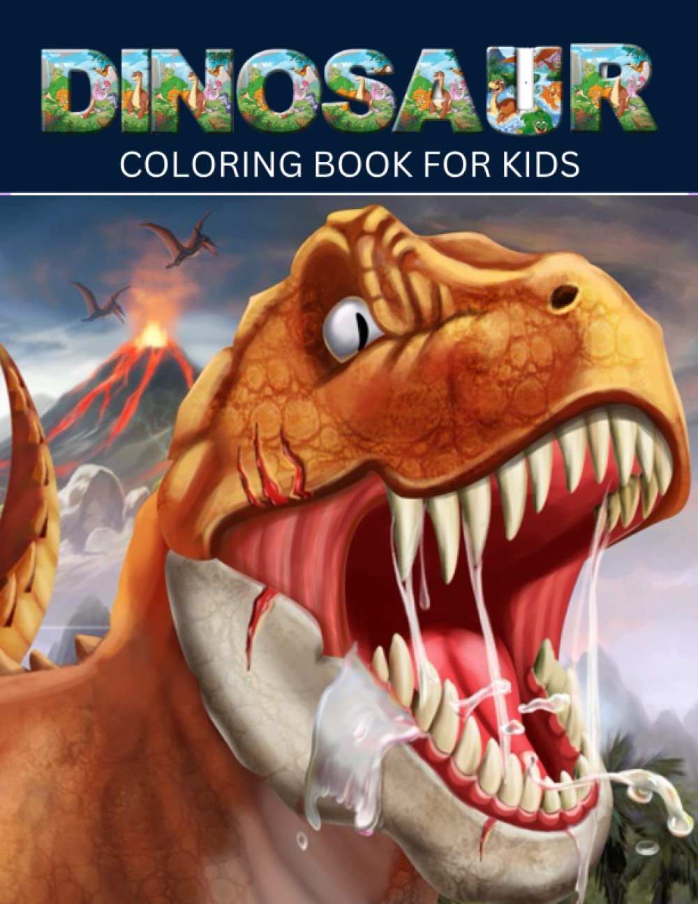 Dinosaur Coloring Book For Kids Enjoy this Learning Dinosaur Toddler