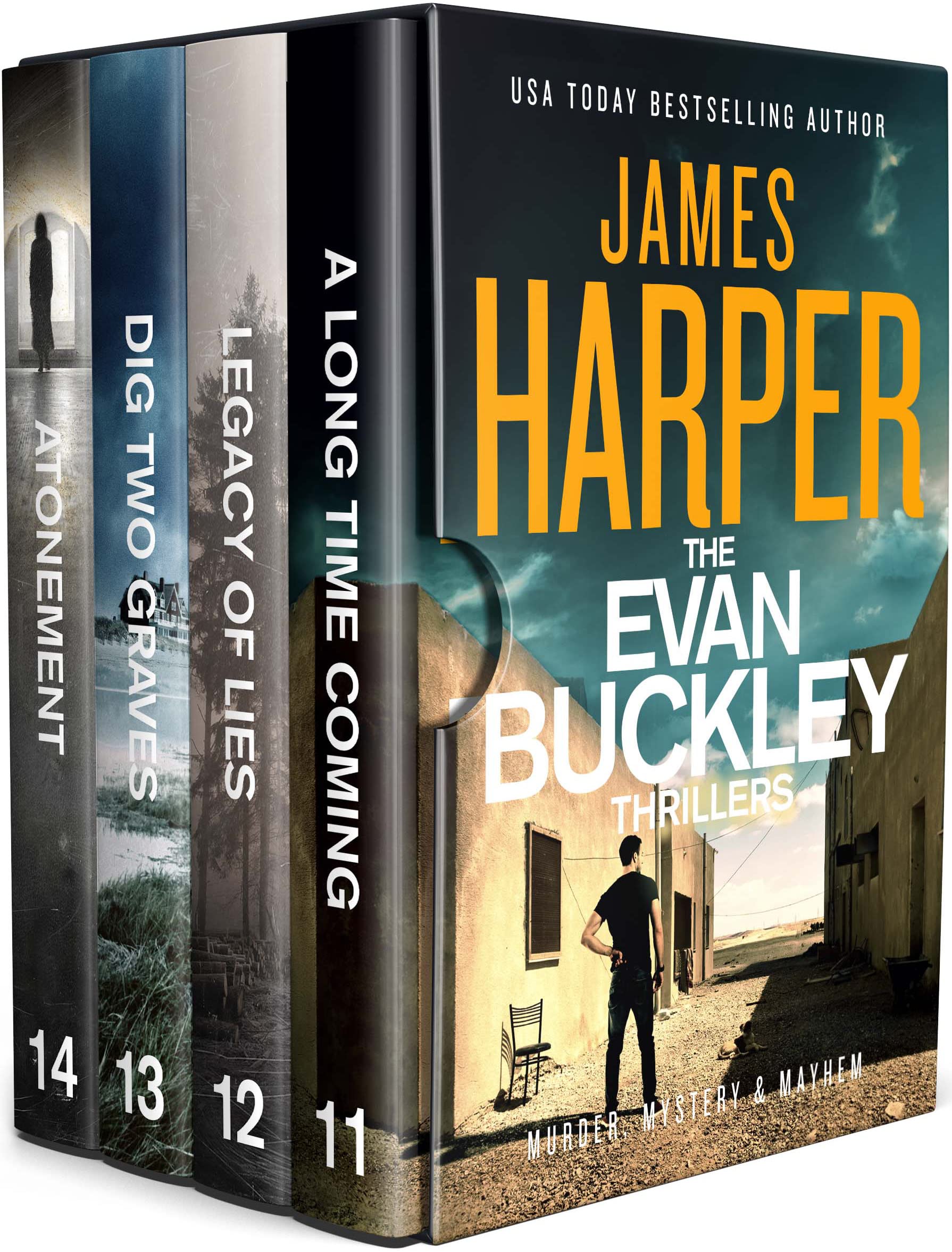 The Evan Buckley Thrillers: Books 11 - 14