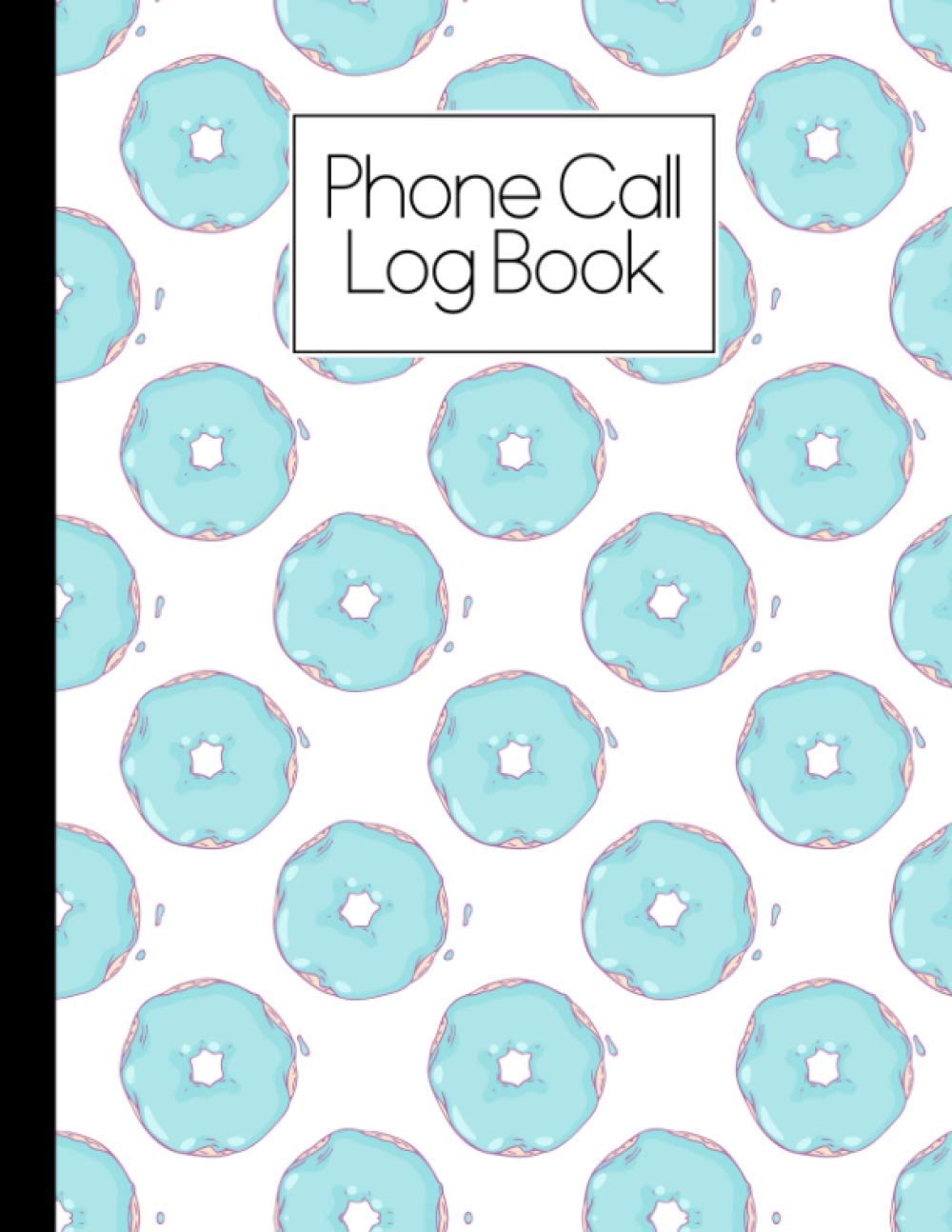 Phone Call Log Book Donuts Phone Call Log Book, Phone Message Book