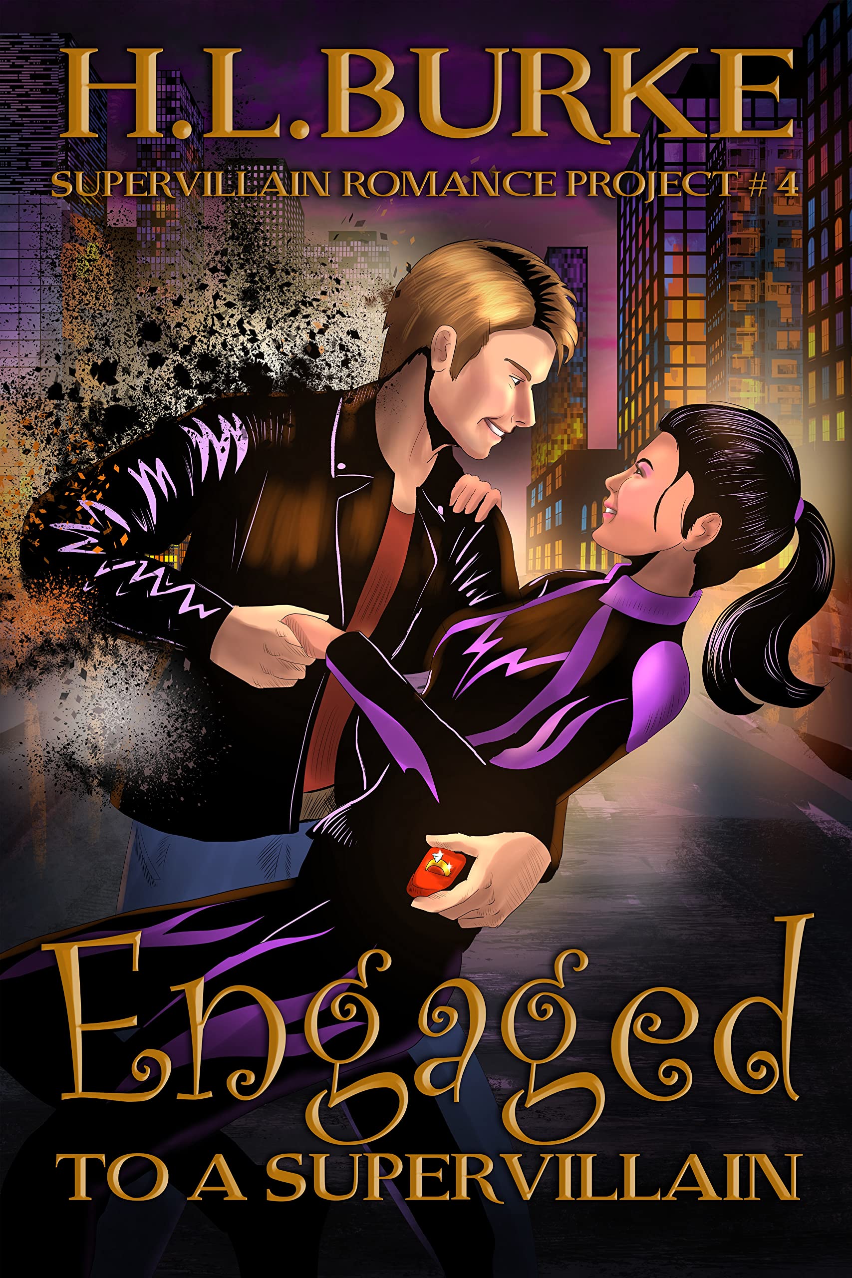 Engaged to a Supervillain book cover