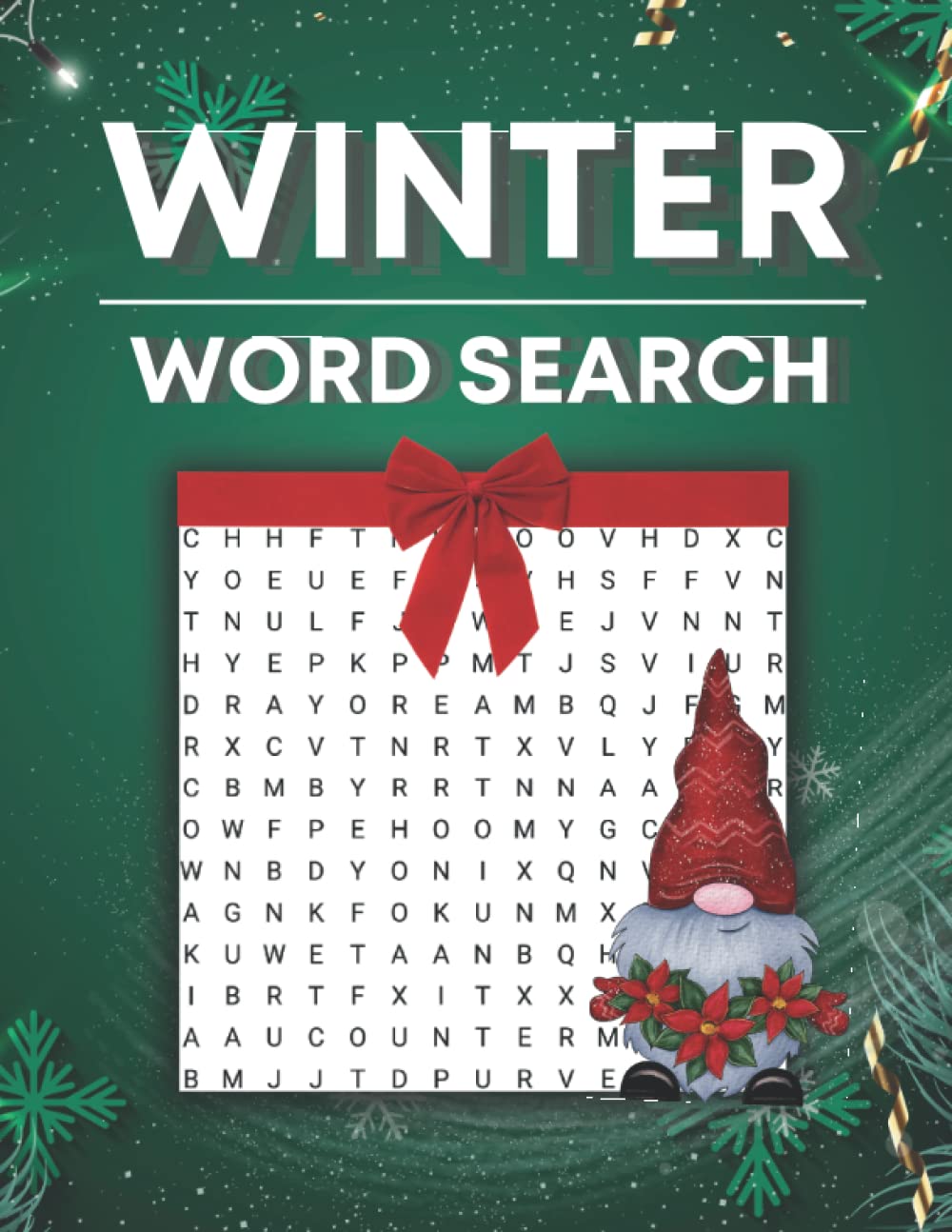 Winter Word Search: Large Print Word Search Puzzle Book For Adults ...