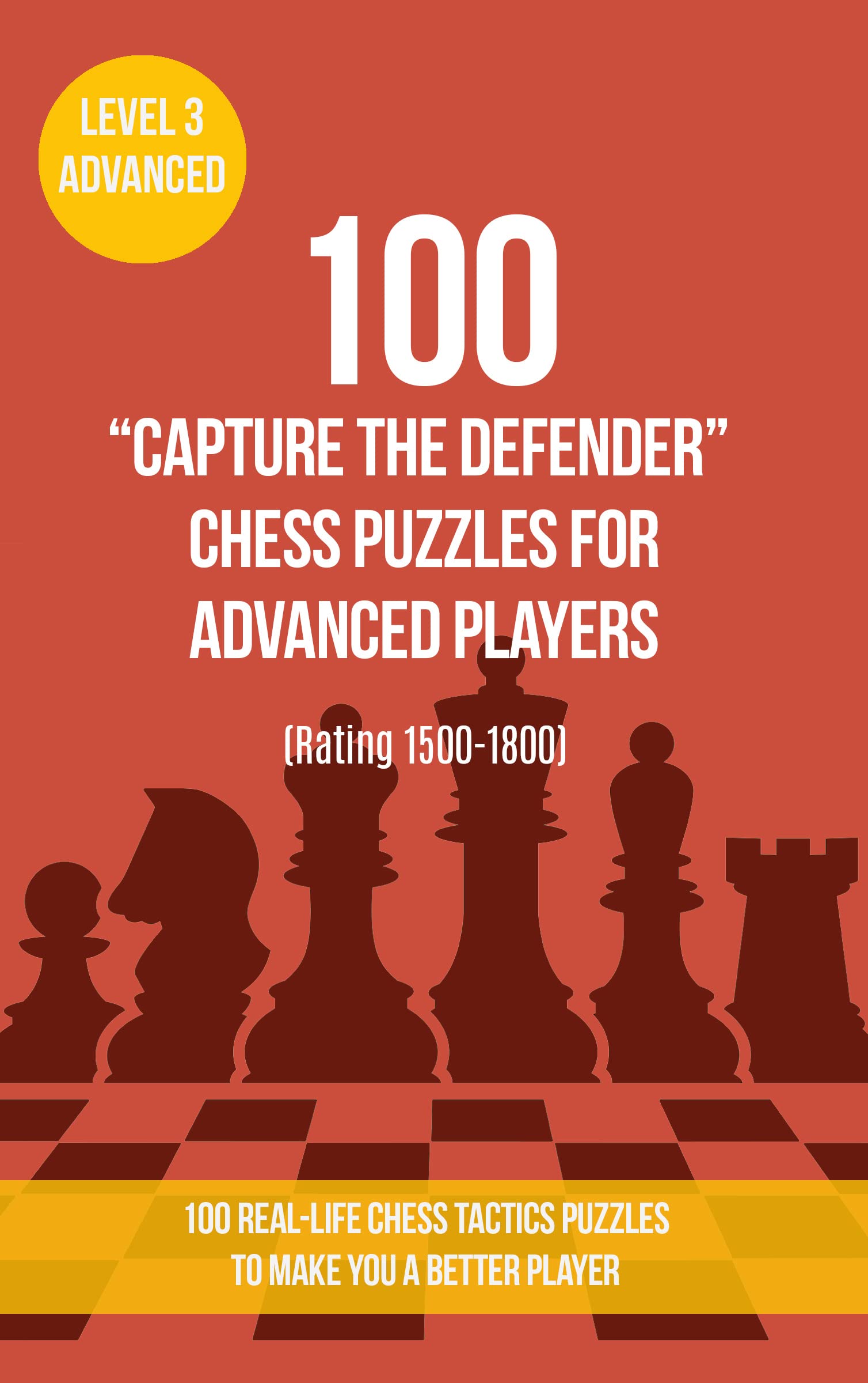 100 “Capture the Defender” Chess Puzzles for Advanced Players (Rating