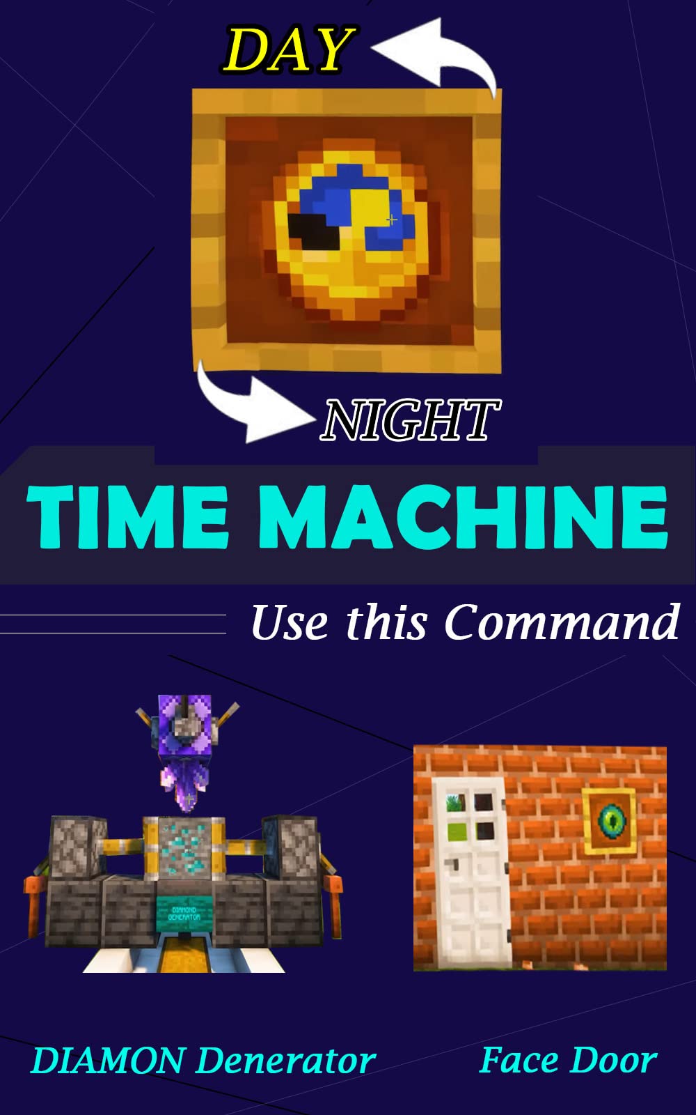 Minecraft: Time Machine and Face Door Use This Command: Build Hack
