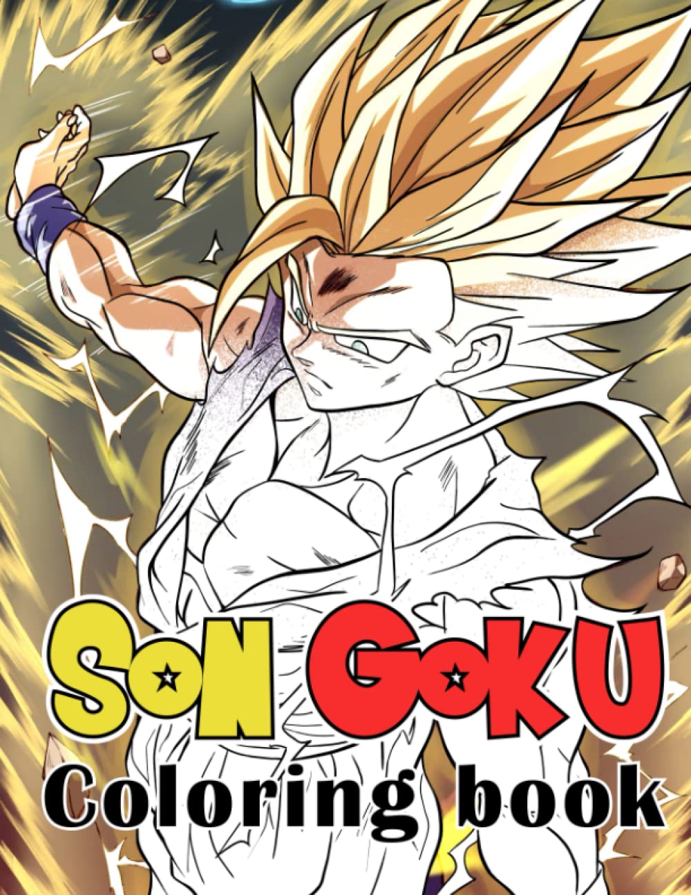 Son Goku Coloring Book: All of Goku's Forms High Quality Coloring Pages ...