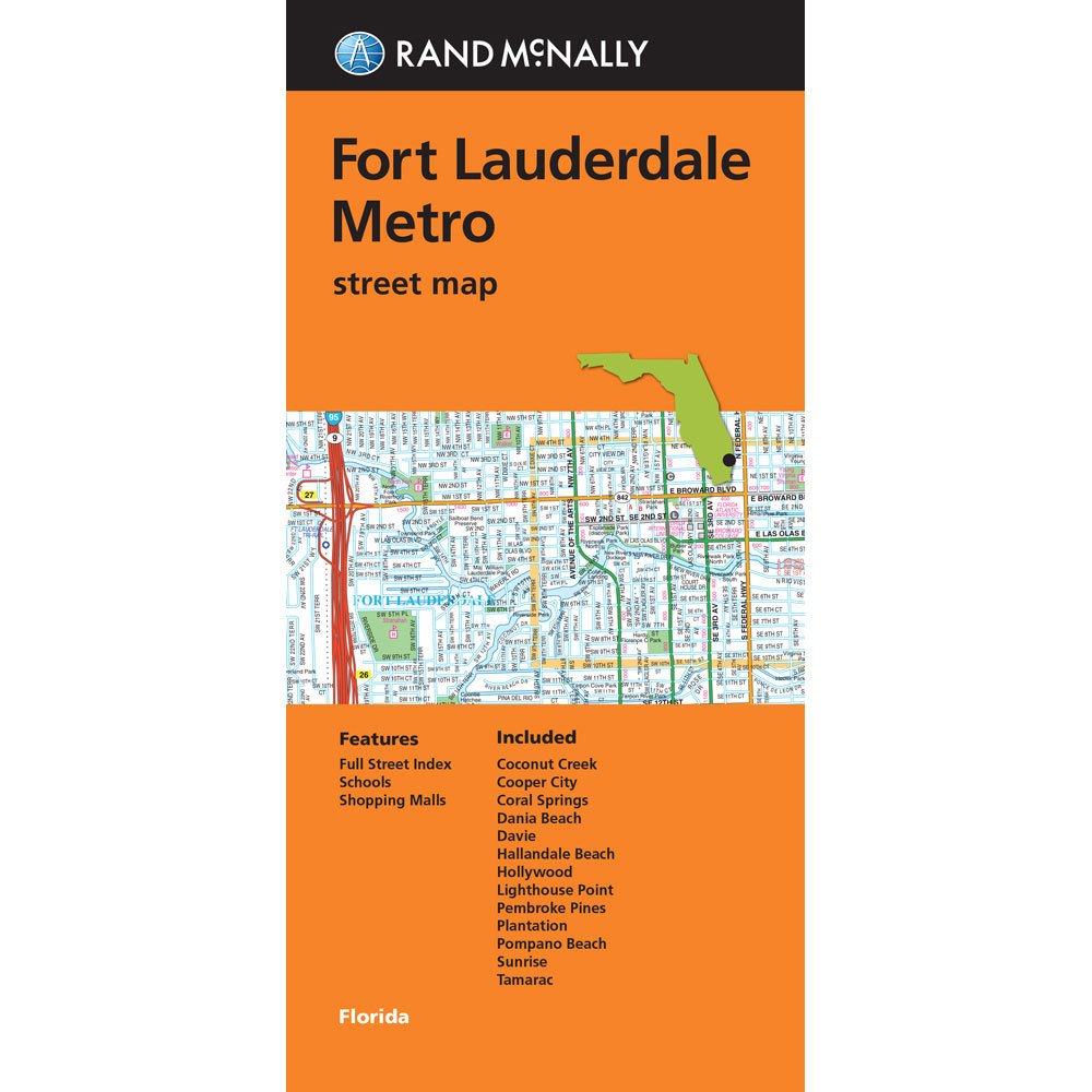 Rand McNally Folded Map Fort Lauderdale Metro Street Map by Rand