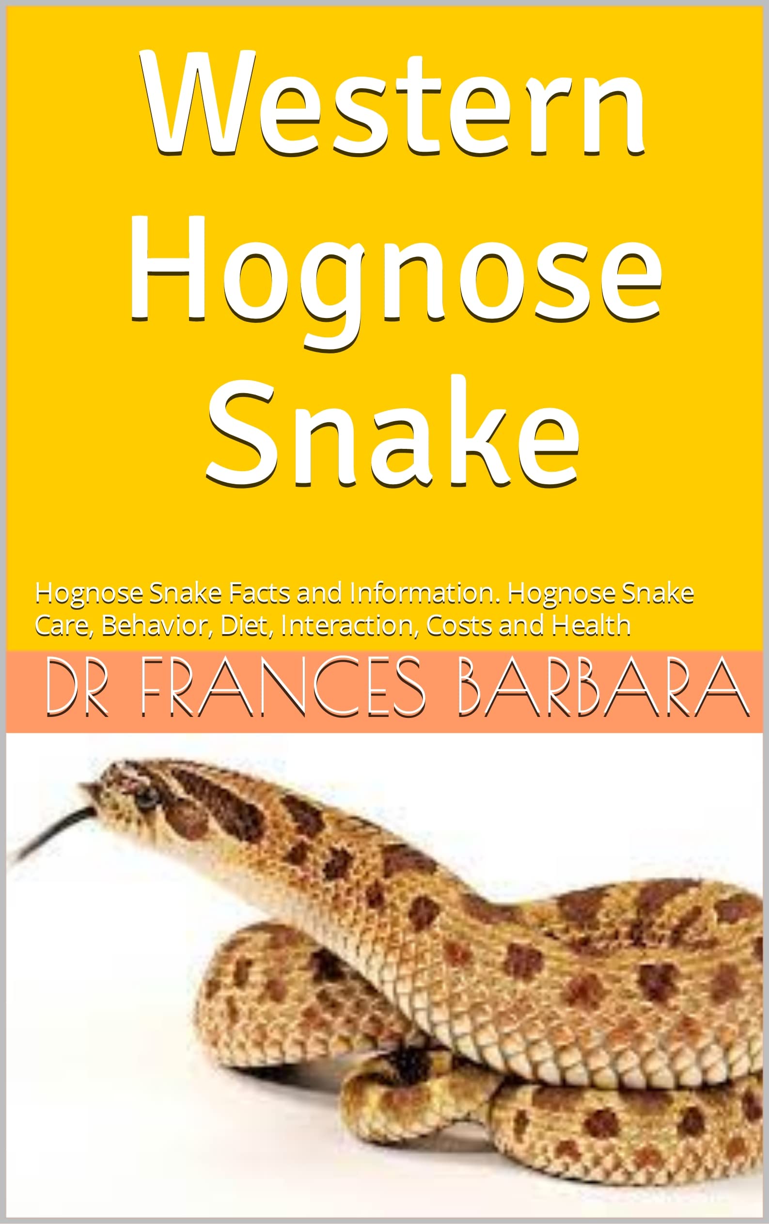 Western Hognose Snake Hognose Snake Facts and Information. Hognose
