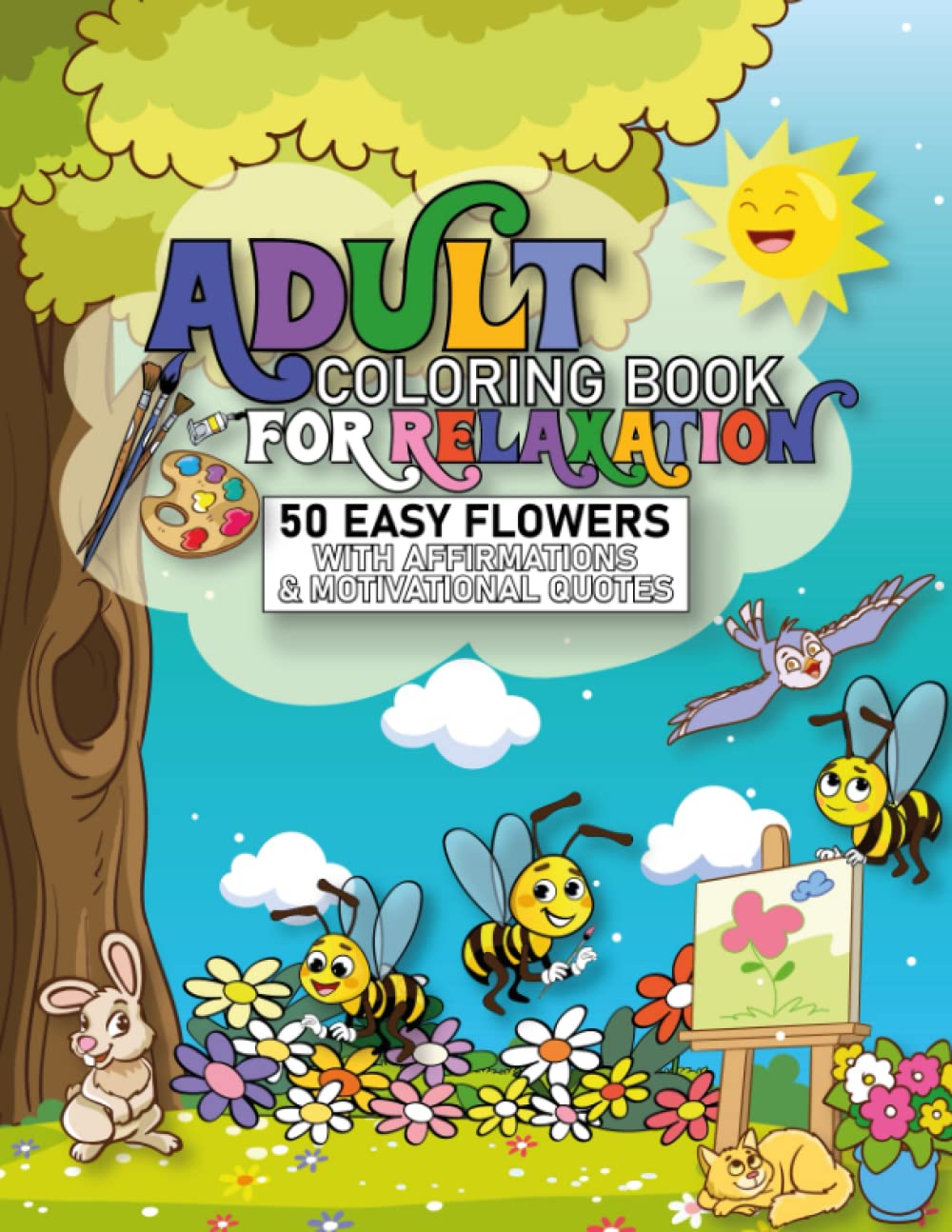 Coloring Book for Adult with Dementia: Bold and Easy Large Print