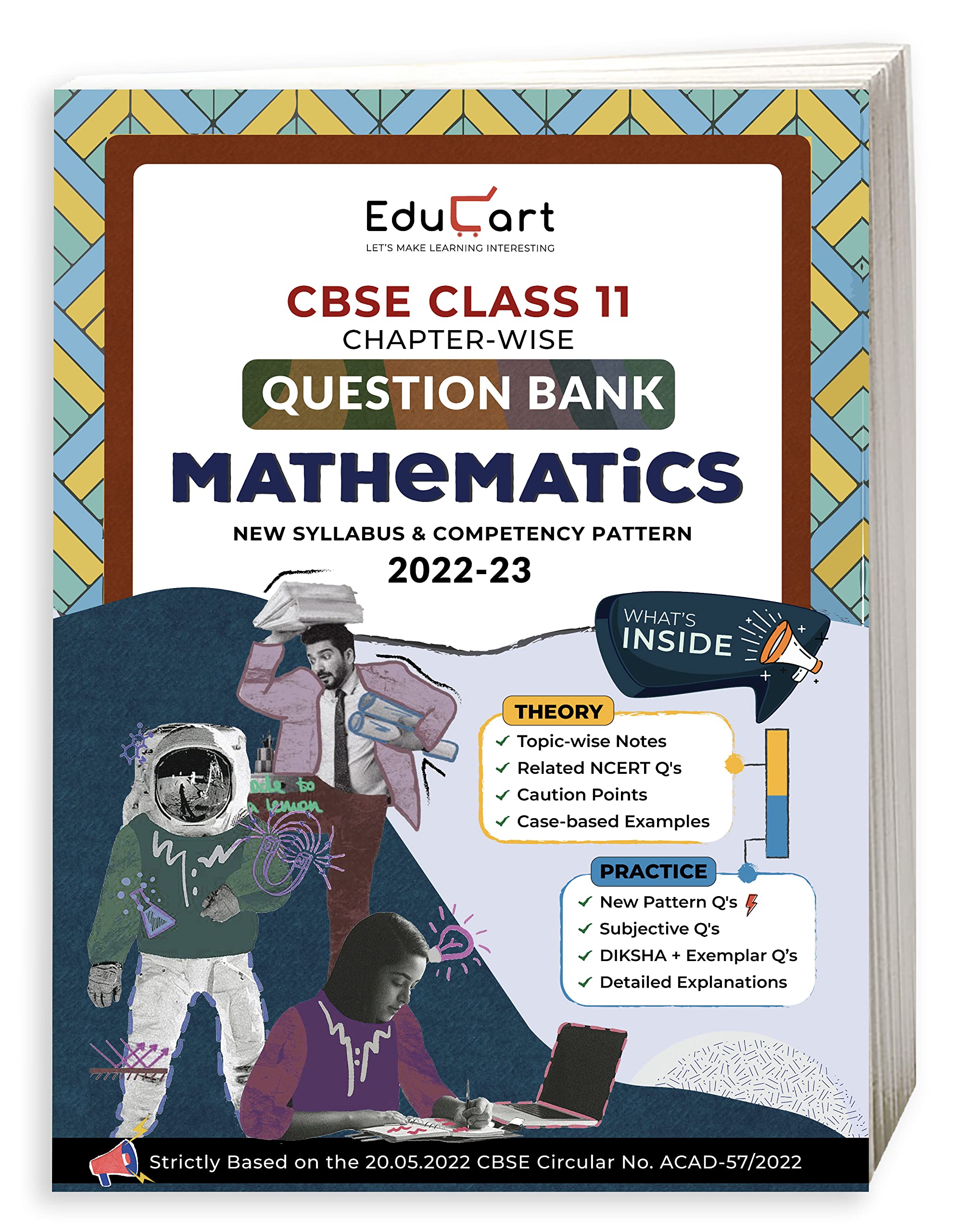 Educart CBSE Class 11 MATHS Question Bank Book for 2022-23 by EduCart ...