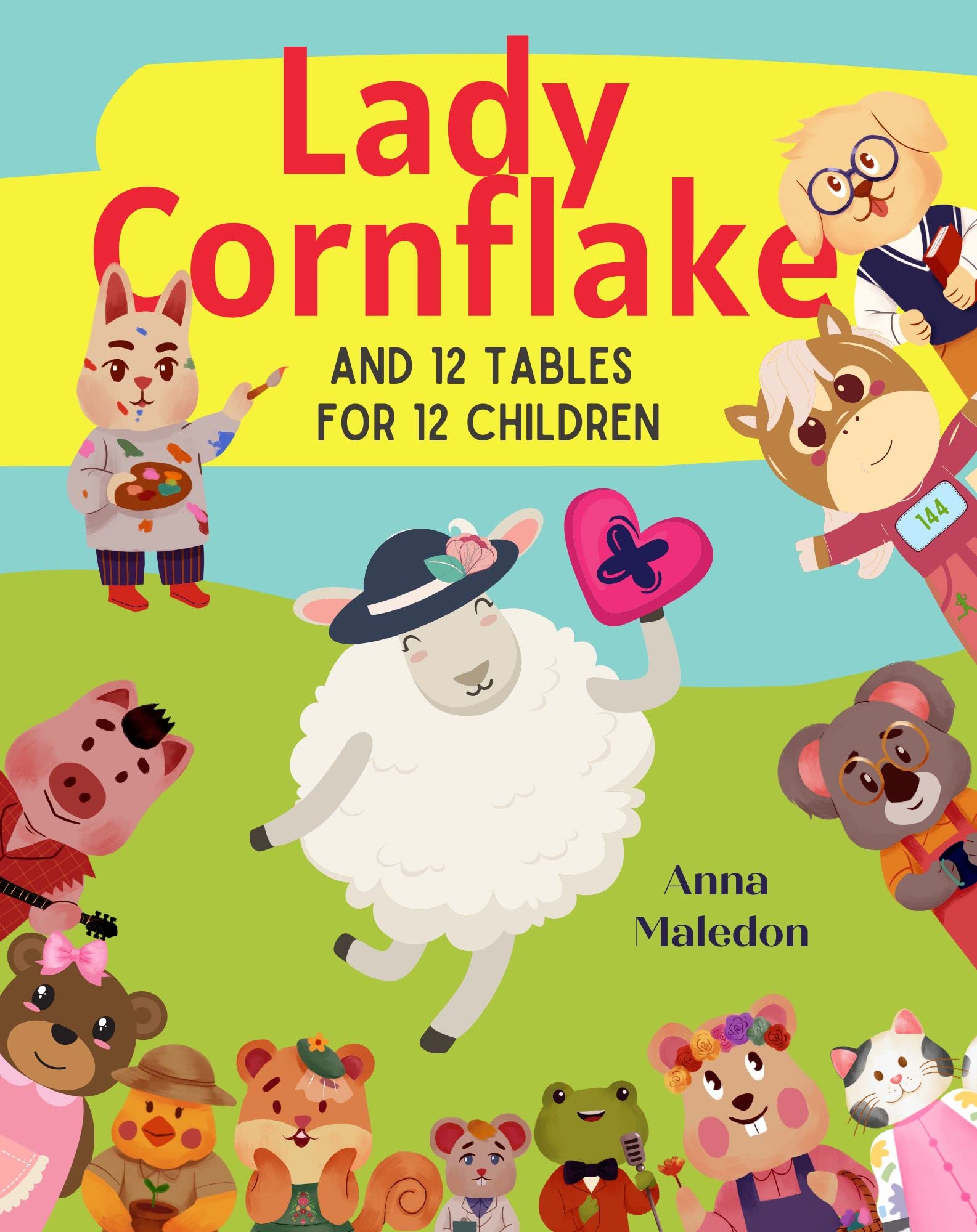 lady-cornflake-and-12-tables-for-12-children-multiplication-bedtime