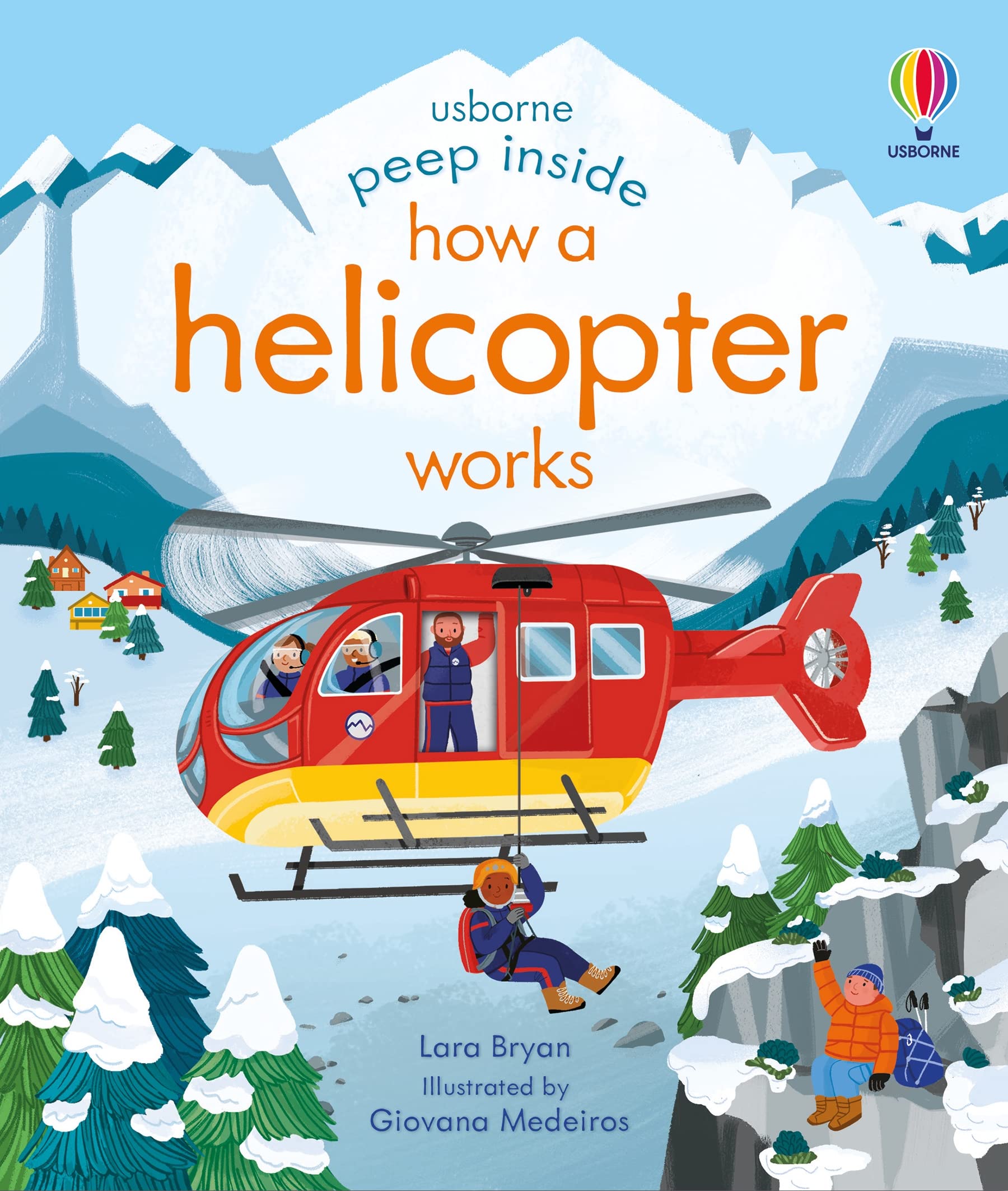 Peep Inside How a Helicopter Works book cover
