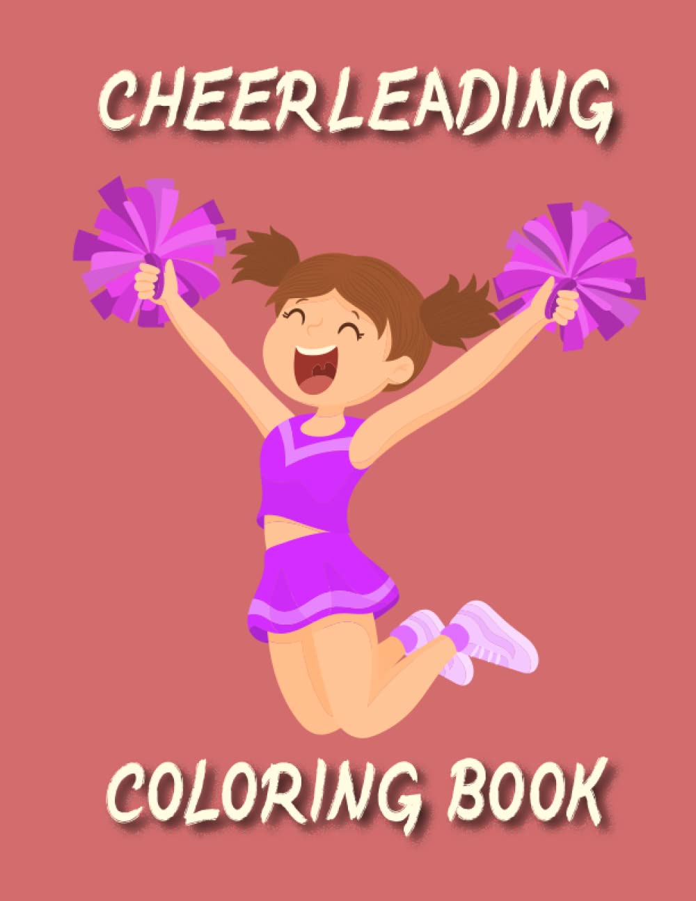 Cheerleading coloring book A Great Cheerleader Gift for Girls, Tweens