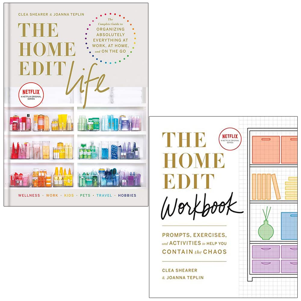 The Home Edit Life & The Home Edit Workbook By Clea Shearer and Joanna