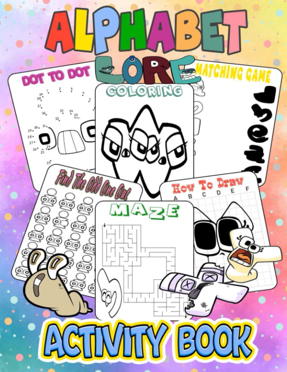 Alphabet Lore Lowercase Activity Book For Kids: Astounding Activities ...