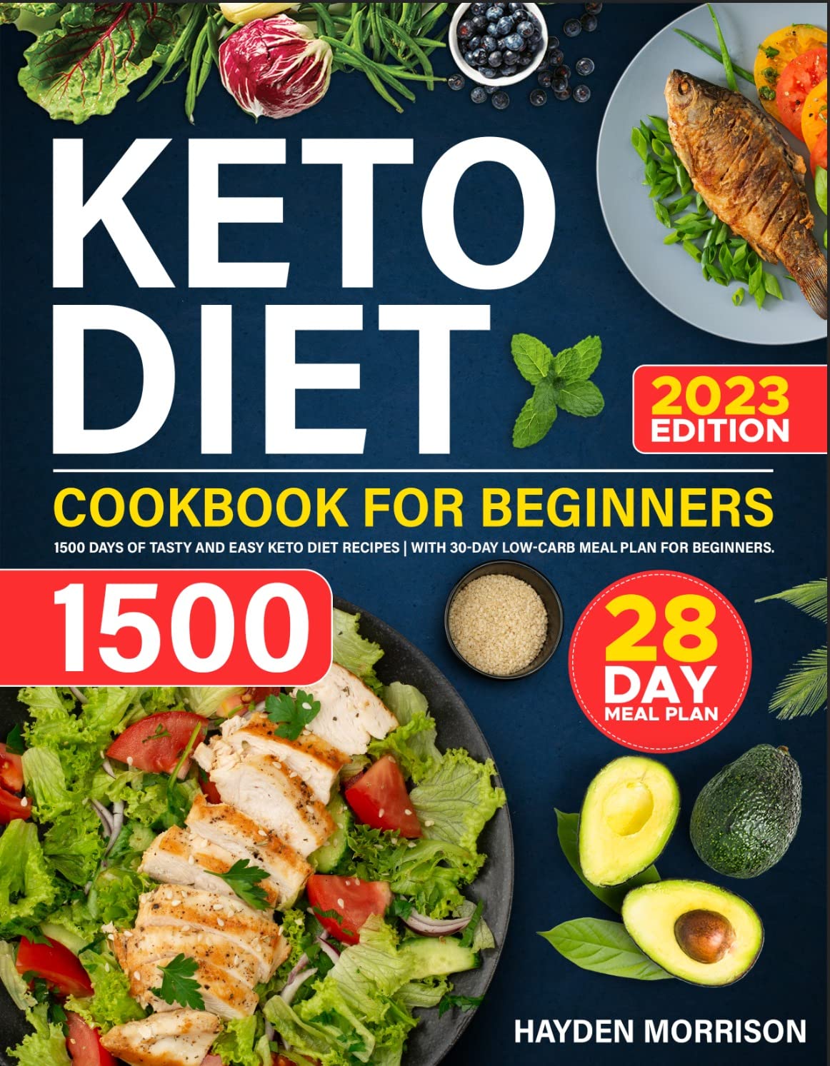 Keto Diet Cookbook: 1500 Days of Tasty and Easy Keto Diet Recipes ...