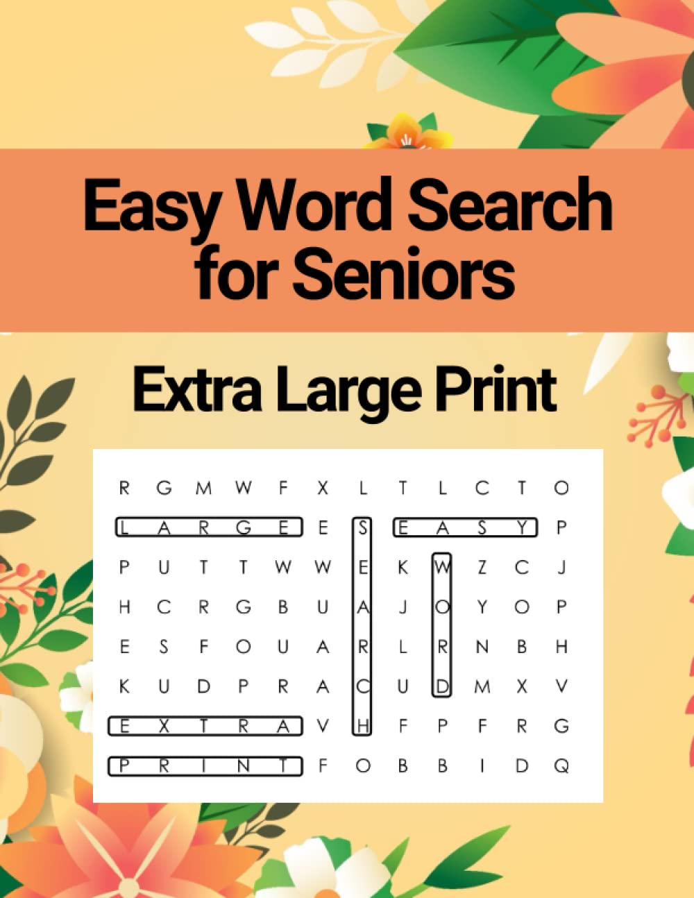 Easy Word Search For Seniors Extra Large Print Puzzles For Dementia 