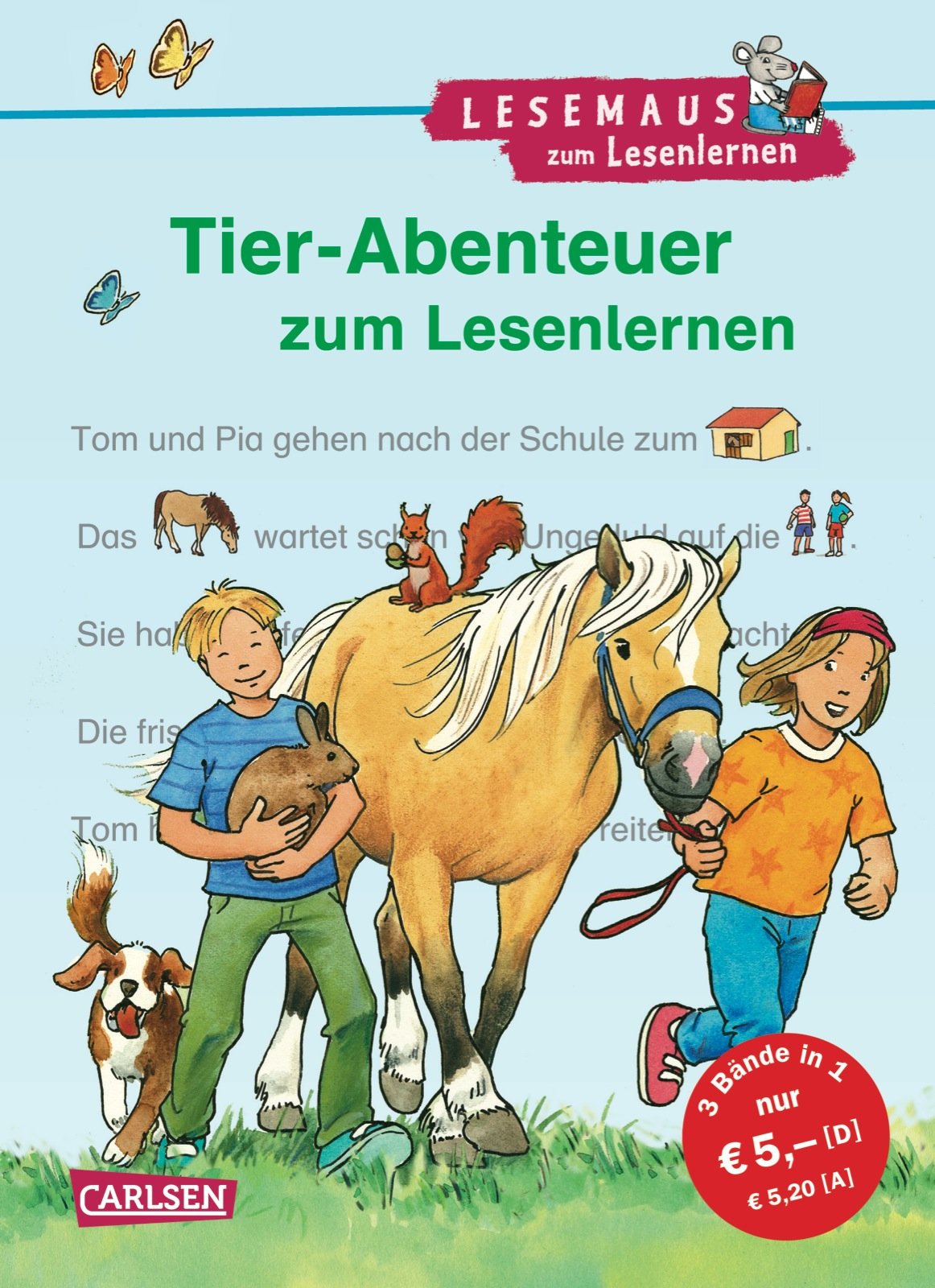 LESEMAUS zum Lesenlernen Sammelbände book cover