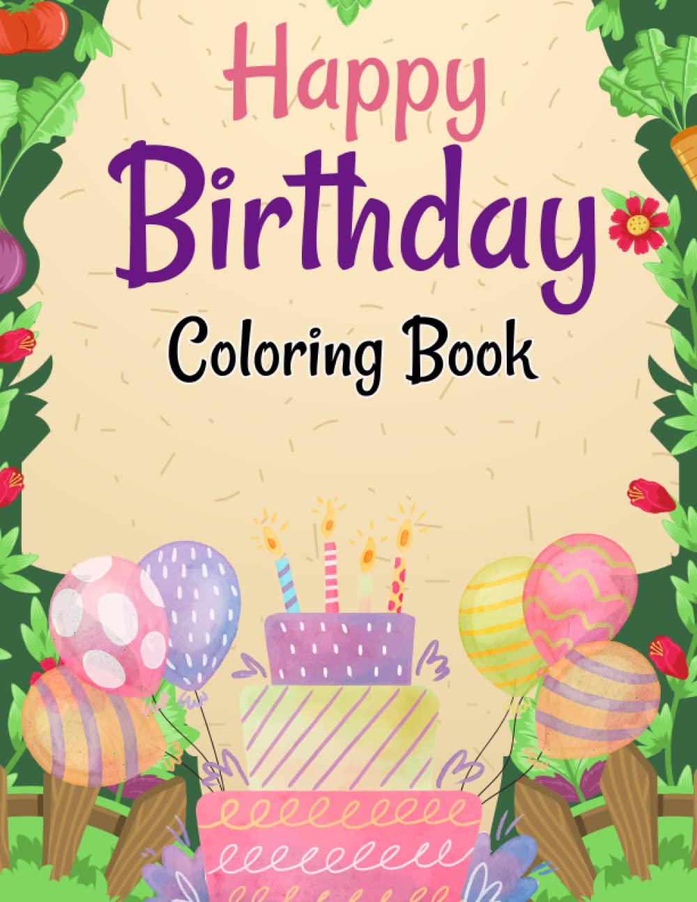 Happy Birthday Coloring Books A Happy Birthday Coloring Book For kids