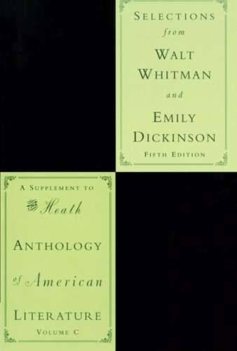 Selections from Walt Whitman and Emily Dickinson book cover