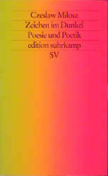 Zeichen im Dunkel. Poesie und Poetik. book cover