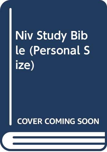 Niv Study Bible (Personal Size) by Anonymous | Goodreads