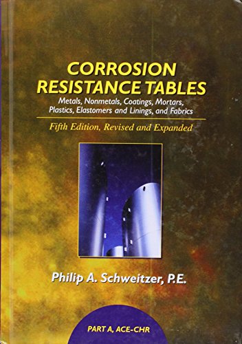 Corrosion Resistance Tables: Metals, Nonmetals, Coatings, Mortars ...