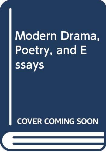 Modern Drama, Poetry, and Essays book cover