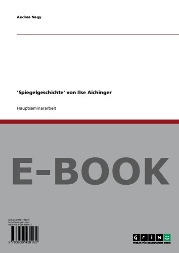 Spiegelgeschichte book cover