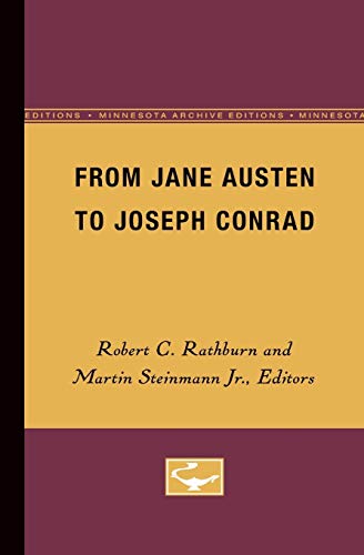 From Jane Austen to Joseph Conrad by Robert C. Rathburn | Goodreads