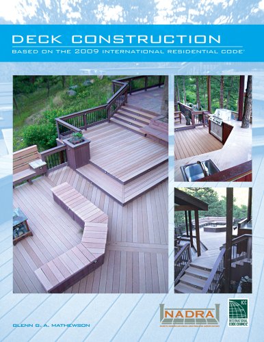 Deck Construction Based on the 2009 International Residential Code by ...