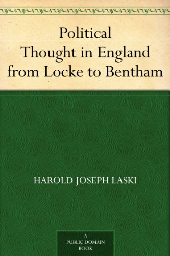 Political Thought in England from Locke to Bentham book cover