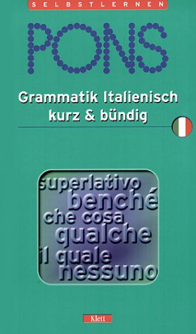 Grammatik kurz u0026 bündig JAPANISCH PONS Grammatik kurz \u0026 bündig Italienisch