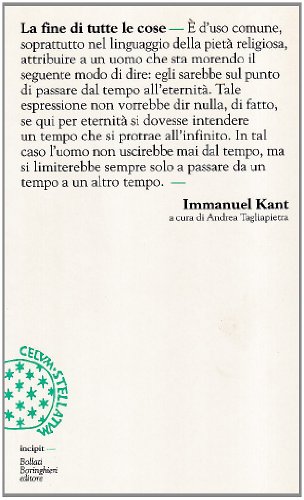 La fine di tutte le cose