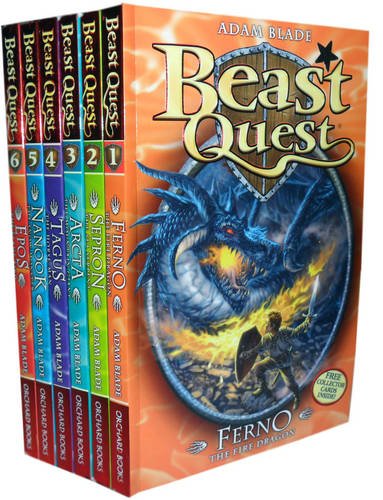 Beast Quest Series 1 Collection: Ferno The Fire Dragon, Sepron The Sea Serpent, Arcta The Mountain Giant, Tagus The Horse Man, Nanook The Snow Monster, Epos The Flame Bird