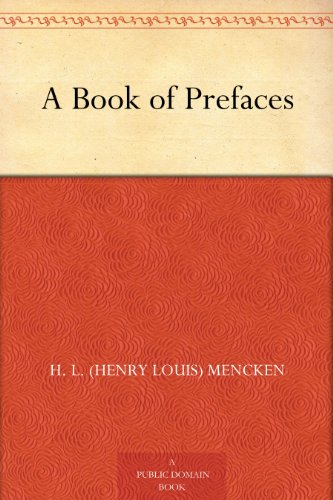 A Book of Prefaces book cover